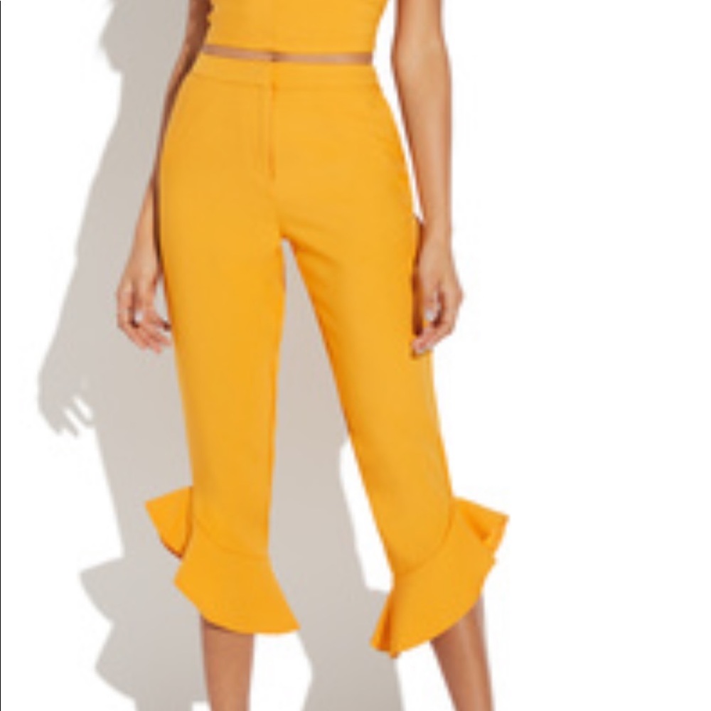 Crop top and crop pant set
